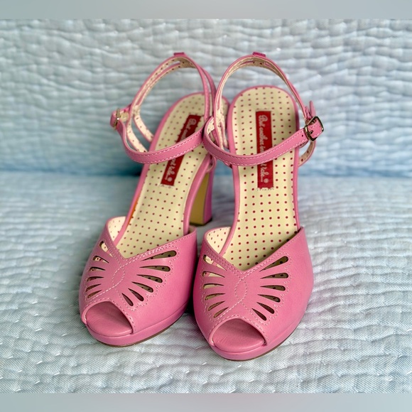 B.A.I.T. Footwear - Pink Lorraine Heels - Picture 2 of 6